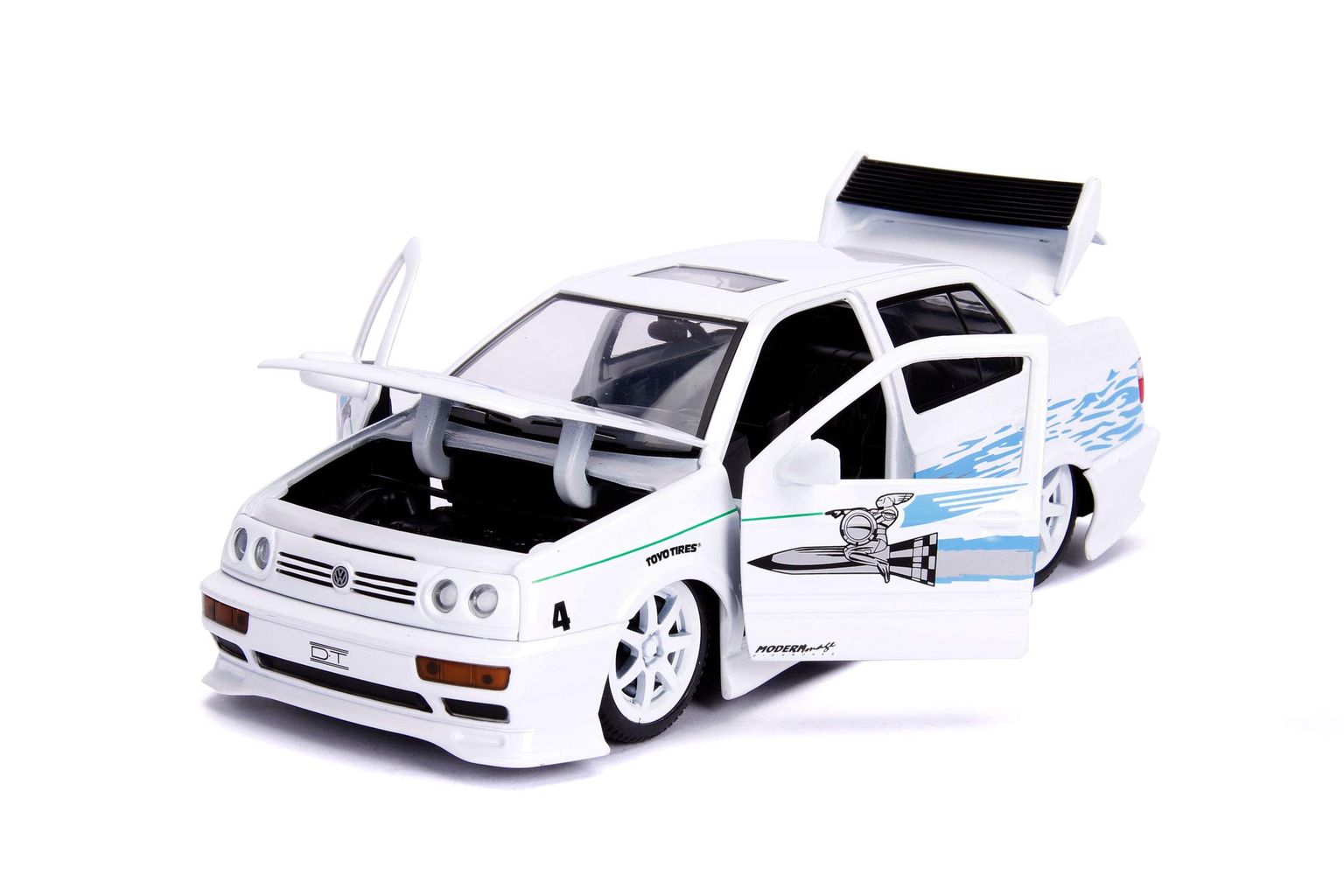 Volkswagen Jetta A3 Jesse's Fast & Furious 1995 white 1:24 Jada Toys
