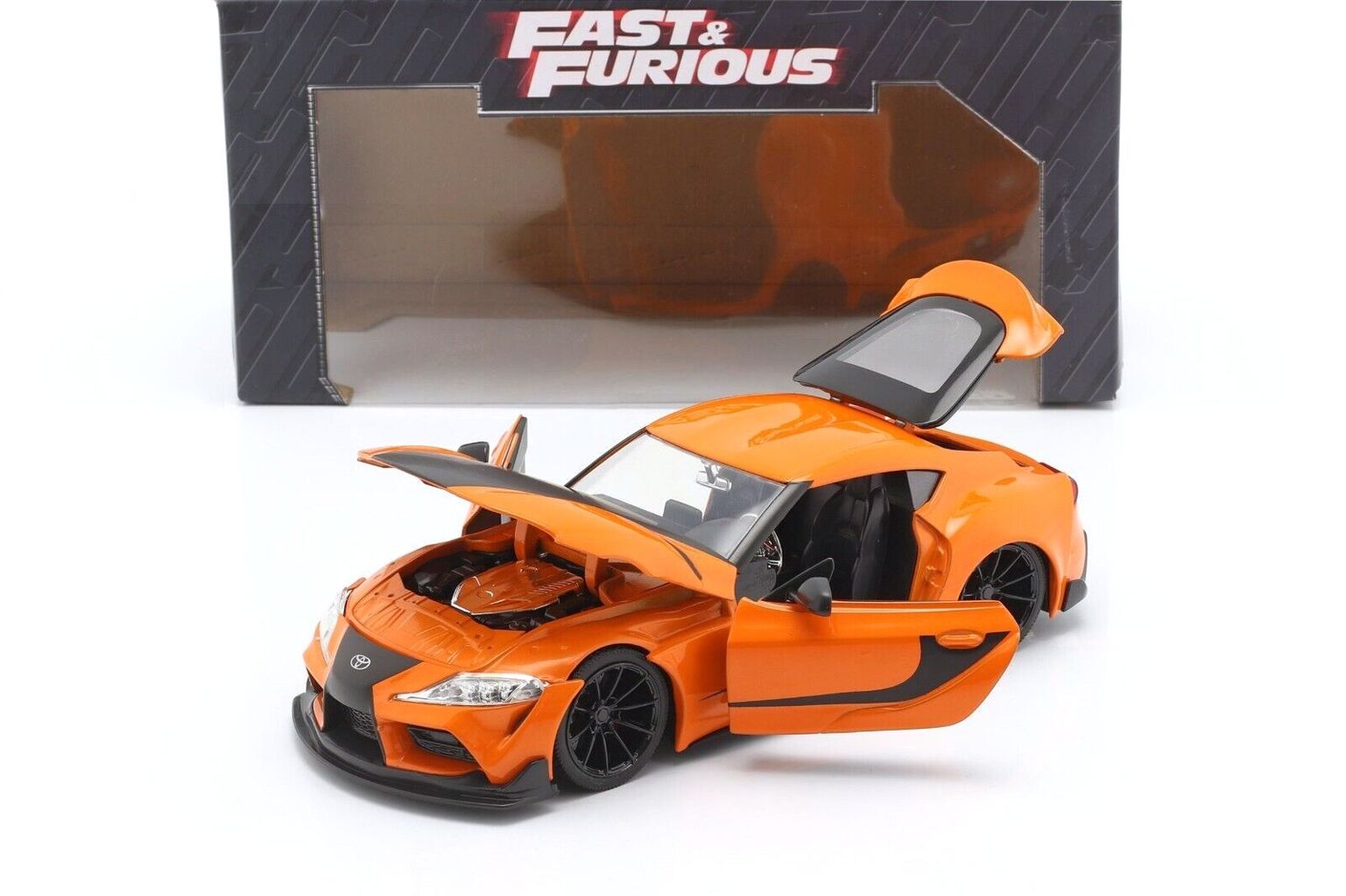 Toyota Supra F&F F9 2020 orange/black 1:24 Jada Toys