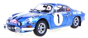 ALPINE A110 1600S - RALLYE DU PORTUGAL 1971 - S1804202 - Solido 1/18