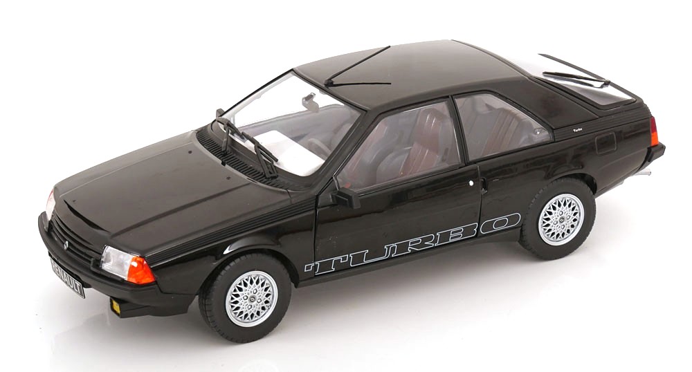 Model de colecție SOLIDO Modern: Mașini - Renault Fuego Turbo (Black) (1980) (SOL1806406