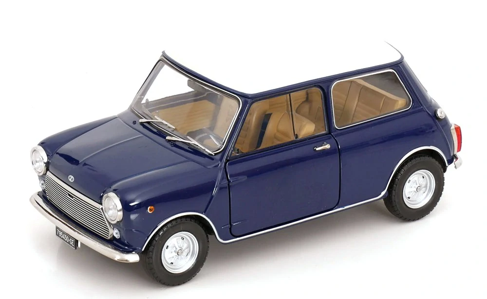 Innocenti Mini Cooper MK1 1966 blue/ivory 1:18 Mitica