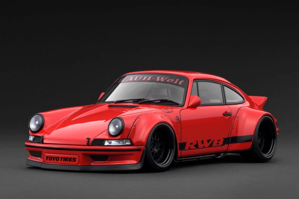 RWB930 Backdate 1/18 イグニション緑 Porsche RWB Backdate green 1:18 Ignition Model