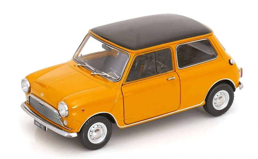 Innocenti Mini Cooper MK1 1966 ocher/black 1:18 Mitica