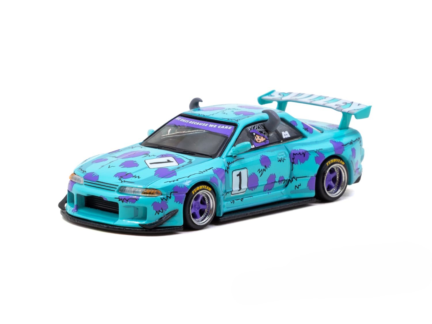 Nissan Skyline (R32) Widebody Designed By Jon Sibal *Sulley* blue/purple 1:64 Tarmac