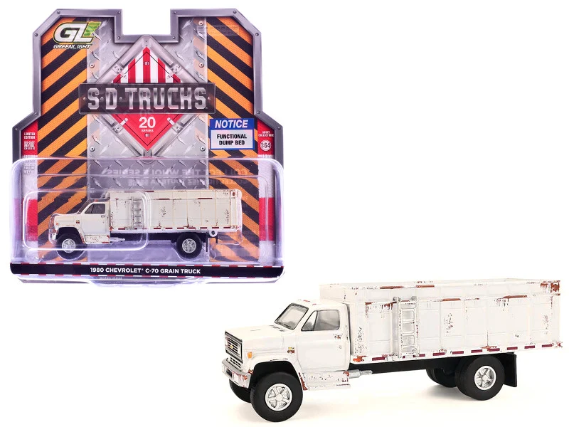 Chevrolet C-70 Grain Truck 1980 *S.D. Trucks Series 20* white 1:64 Greenlight