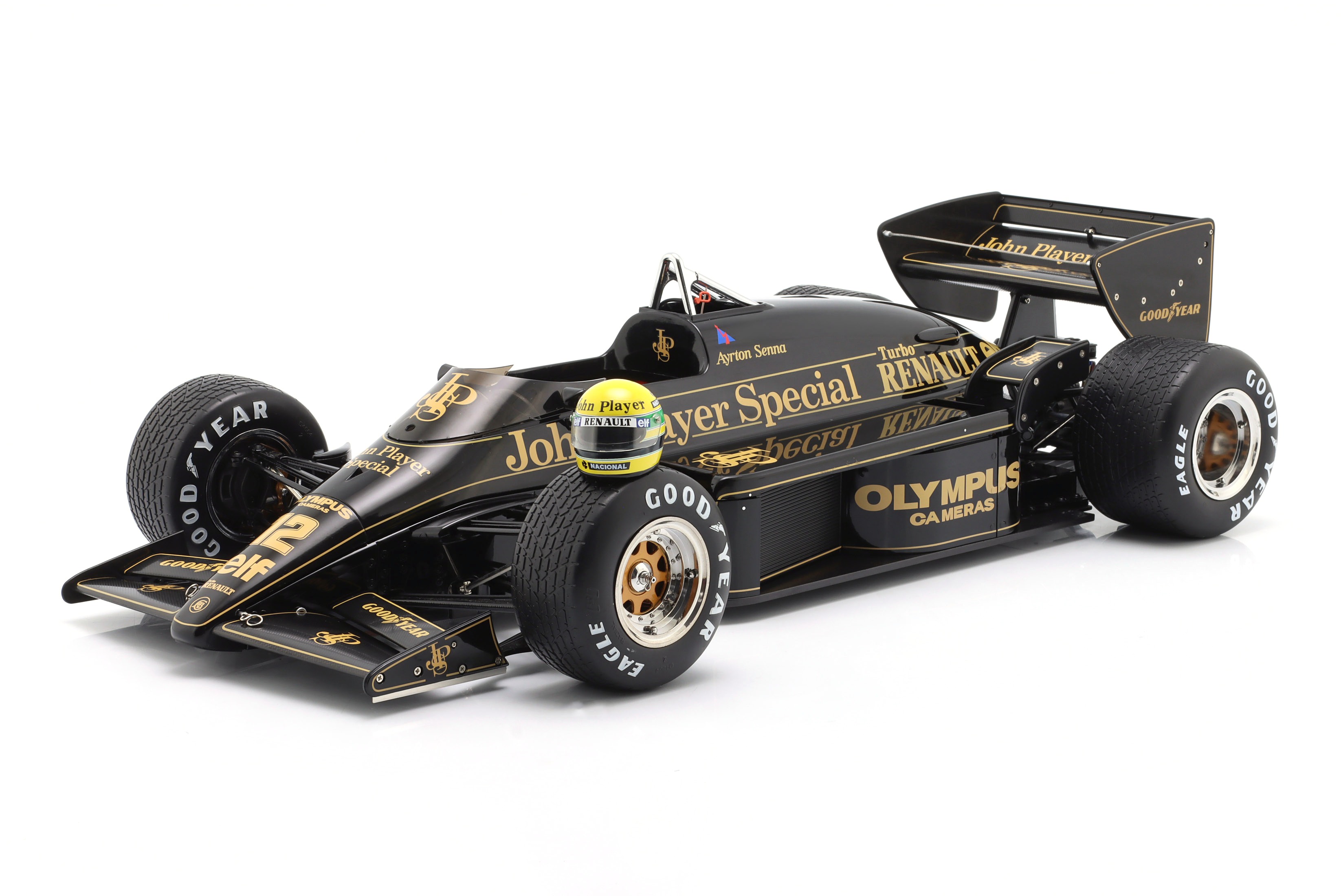Lotus 97T #12 Ayrton Senna Winner Portugal GP F1 1985 1:8 Werk83