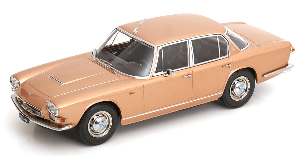 Maserati Quattroporte I 1965 gold metallic 1:18 KK Scale