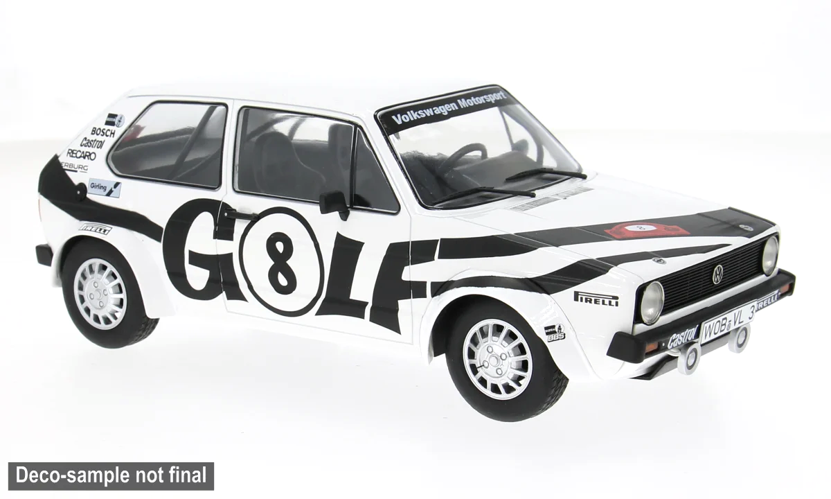 Volkswagen Golf I Gr.2 #8 H.Bohne/P.Diekmann Rally Hunsrück 1978 1:18 MCG Modelcar Group