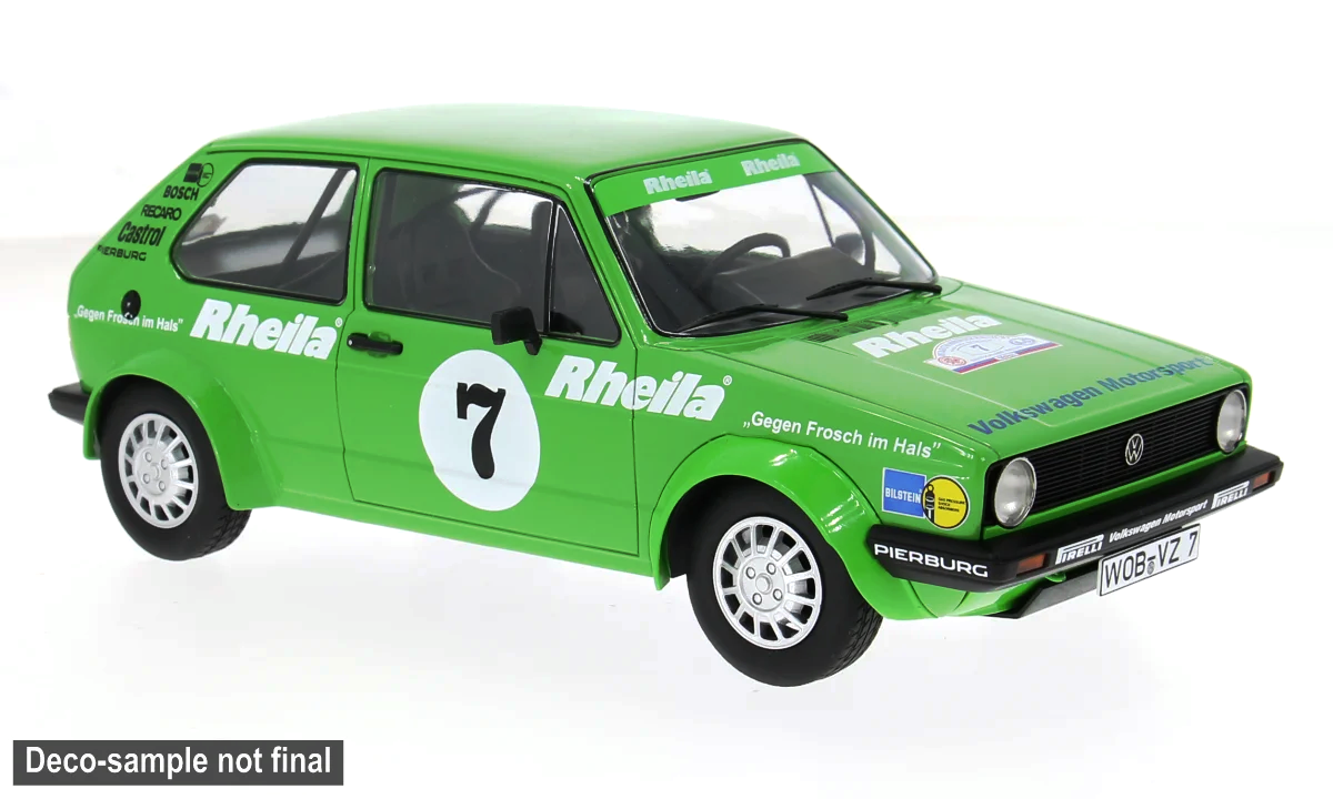 Volkswagen Golf I Gr.2 #7 A.Stock/P.Schmuck 3 Städte Rally 1981 1:18 MCG Modelcar Group