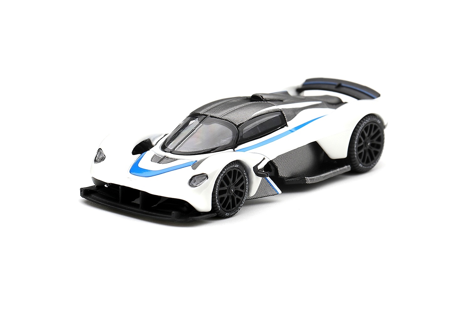 Aston Martin Valkyrie 2021 escaping white 1:64 Mini GT