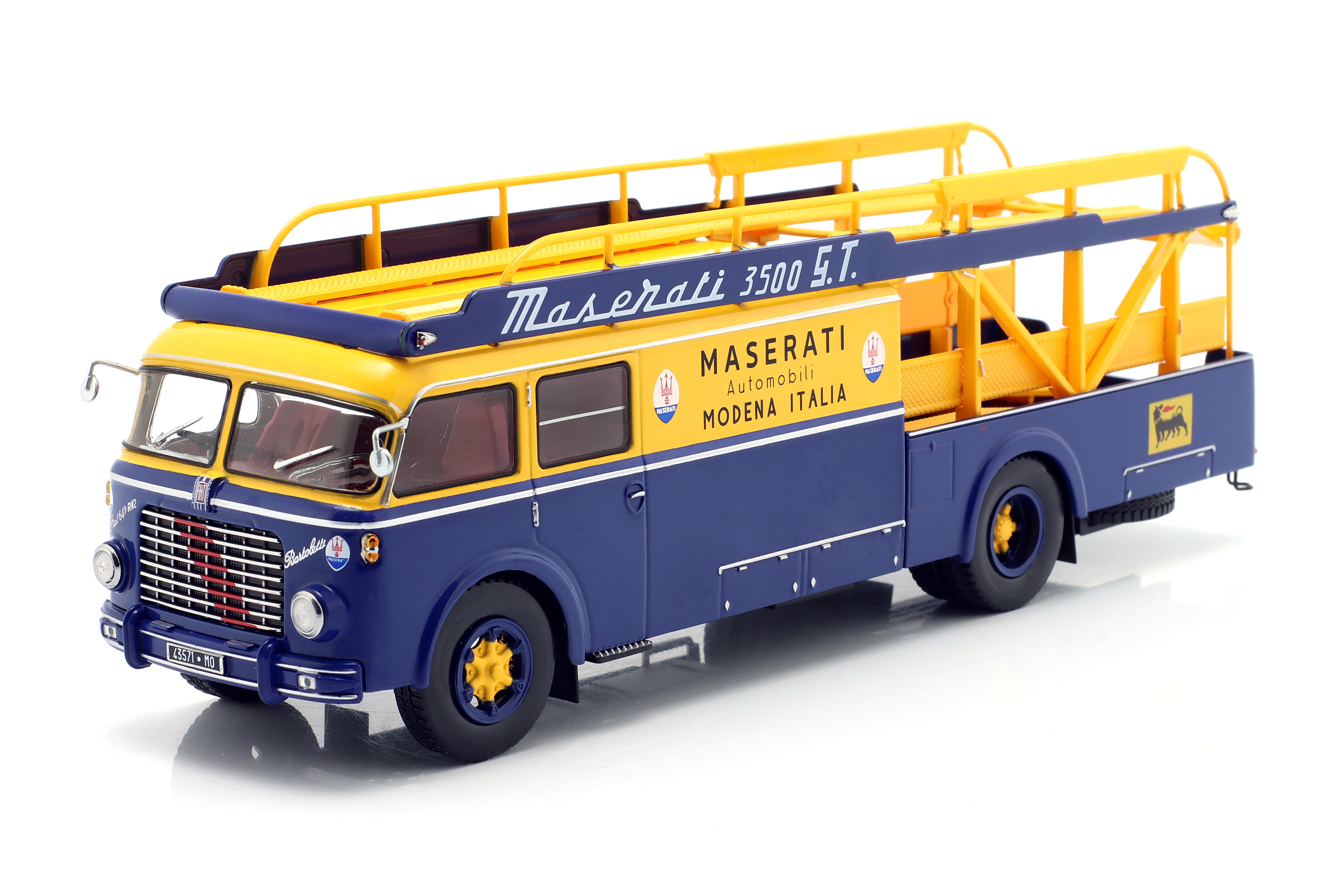 Fiat 642RN2 Truck Bartoletti F1 Maserati Car Transporter 1957 1:43 Hachette