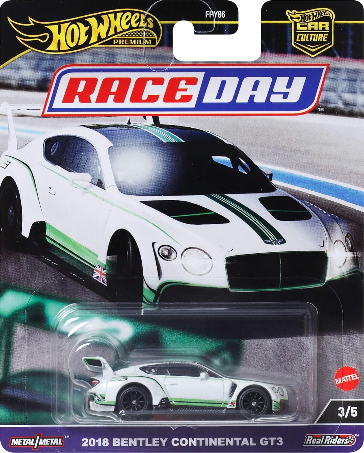 Bentley Continental GT3 2018 *Race Day* 1:64 HotWheels