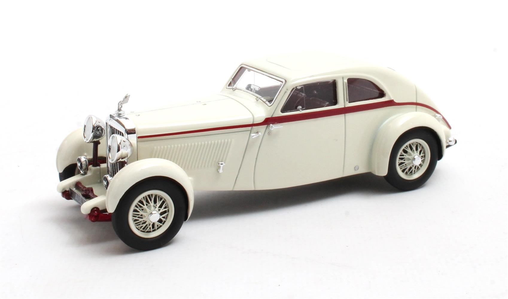 Bentley 3.5L Streamline Coupe Park Ward 1934 beige/red 1:43 Matrix Scale Models