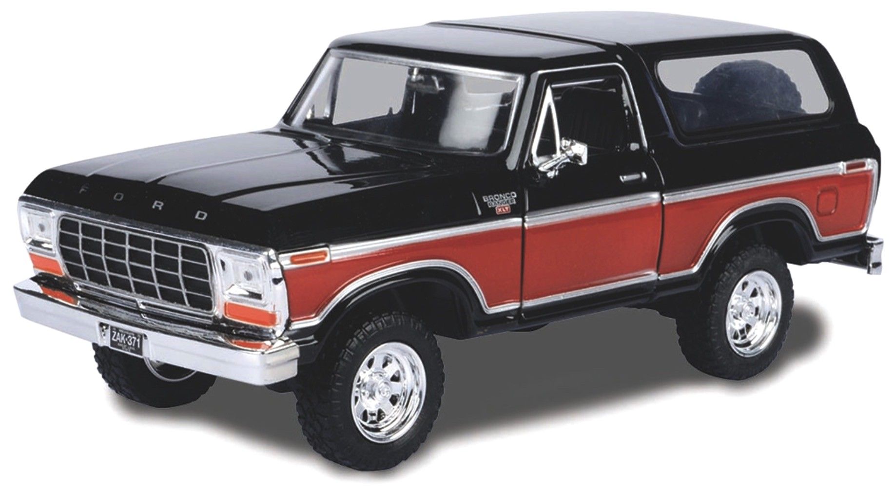 Ford Bronco Hard Top 1978 black/red 1:24 Motor Max