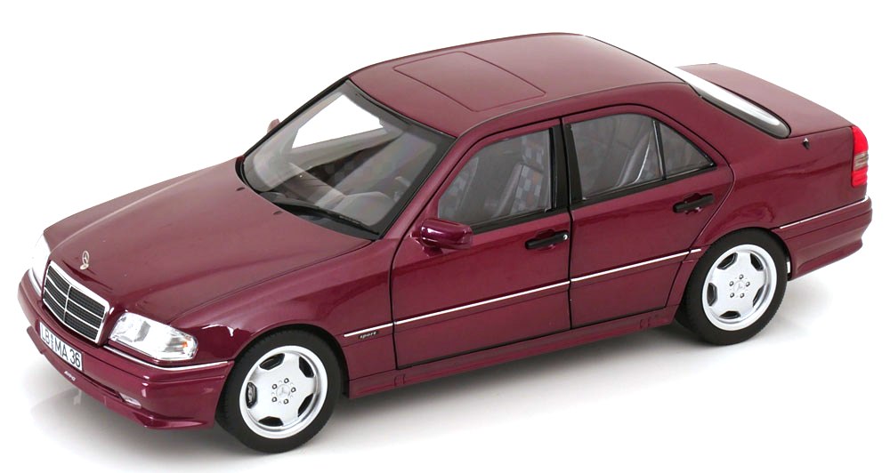 Mercedes-Benz C 32 AMG W202 (1993-1997) red 1:18 Norev