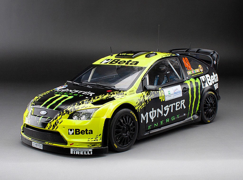Ford Focus RS WRC08 #46 Rossi/Cassina Rallye Monza 2009 1:18 Sun Star
