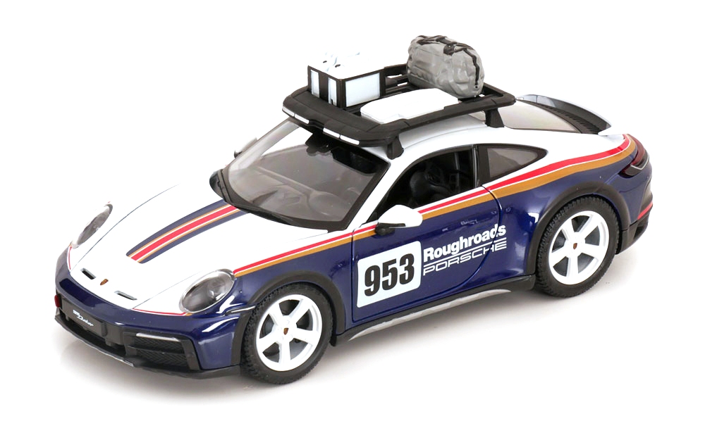 Porsche 991 #953 Dakar 2023 1:24 Bburago