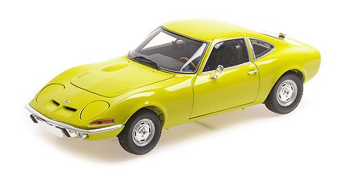 Opel GT 1970 yellow 1:18 Minichamps 