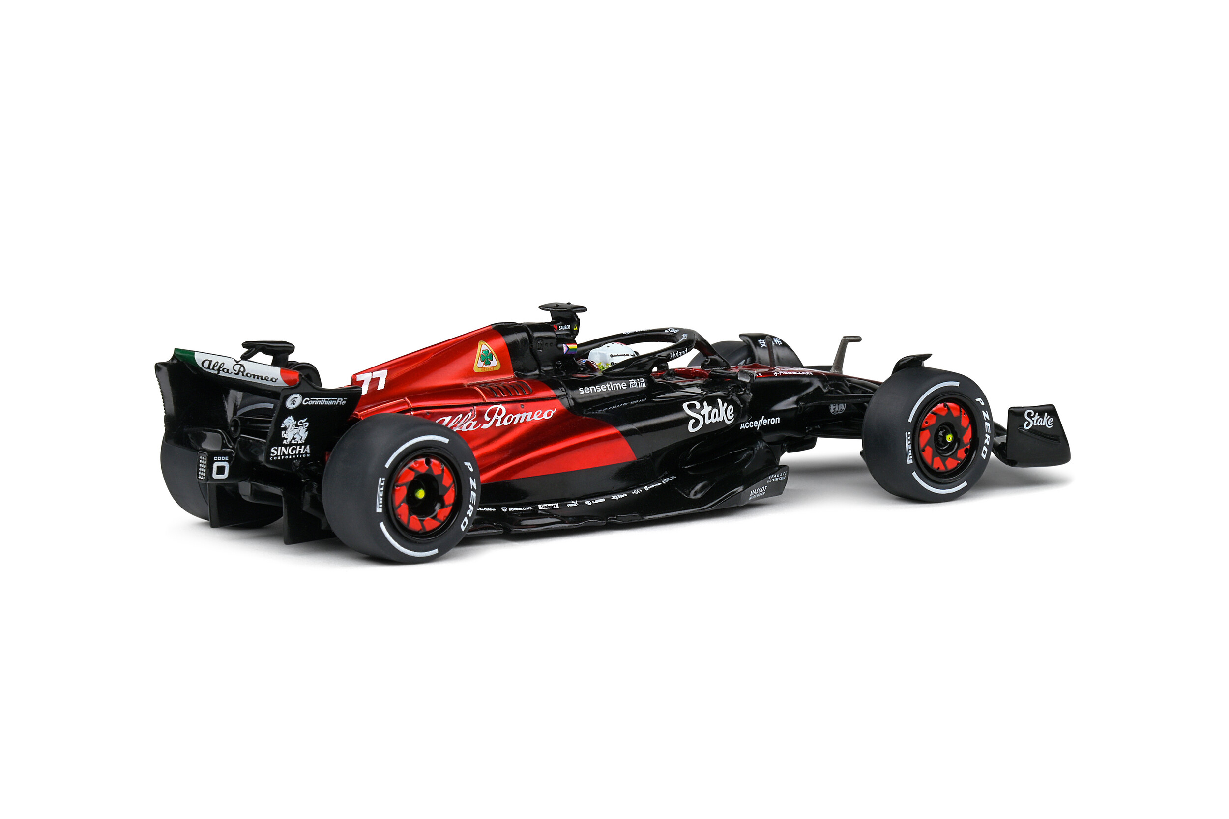 Alfa Romeo F1 C43 Team Stake #77 V.Bottas Bahrein GP 2023 1:43 Solido