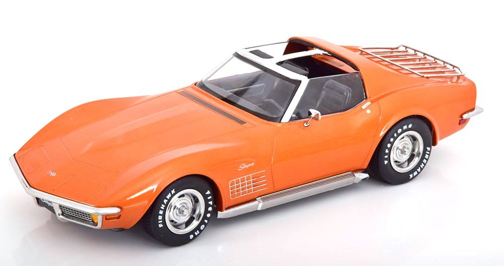Chevrolet Corvette C3 1972 orange metallic 1:18 KK Scale