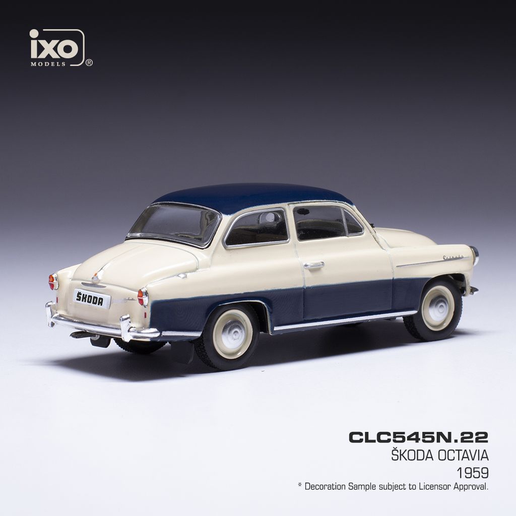 Škoda Octavia 1959 beige/blue 1:43 Ixo Models