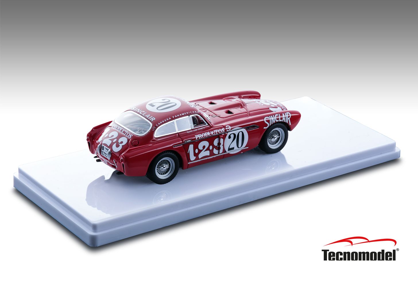 Ferrari 340 #20 Luigi Chinetti/Jean Lucas Mexico Carrera Panamericana 1952 1:43 Tecnomodel 