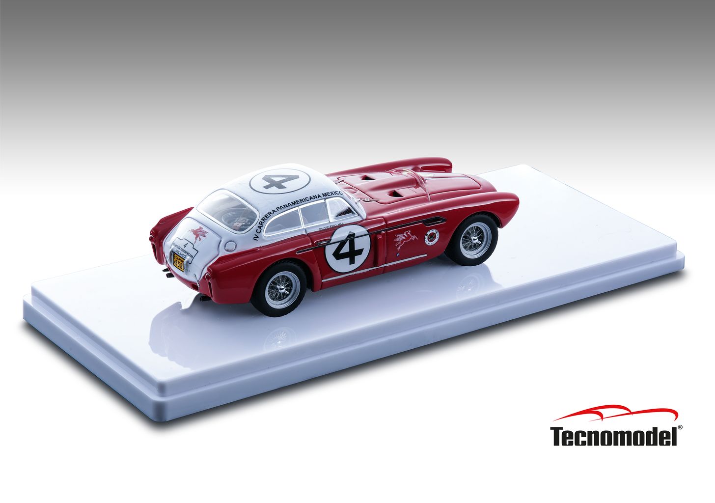 Ferrari 340 # 4 Phil Hill/Richie Ginther Mexico  Carrera Panamericana 1953 1:43 Tecnomodel 