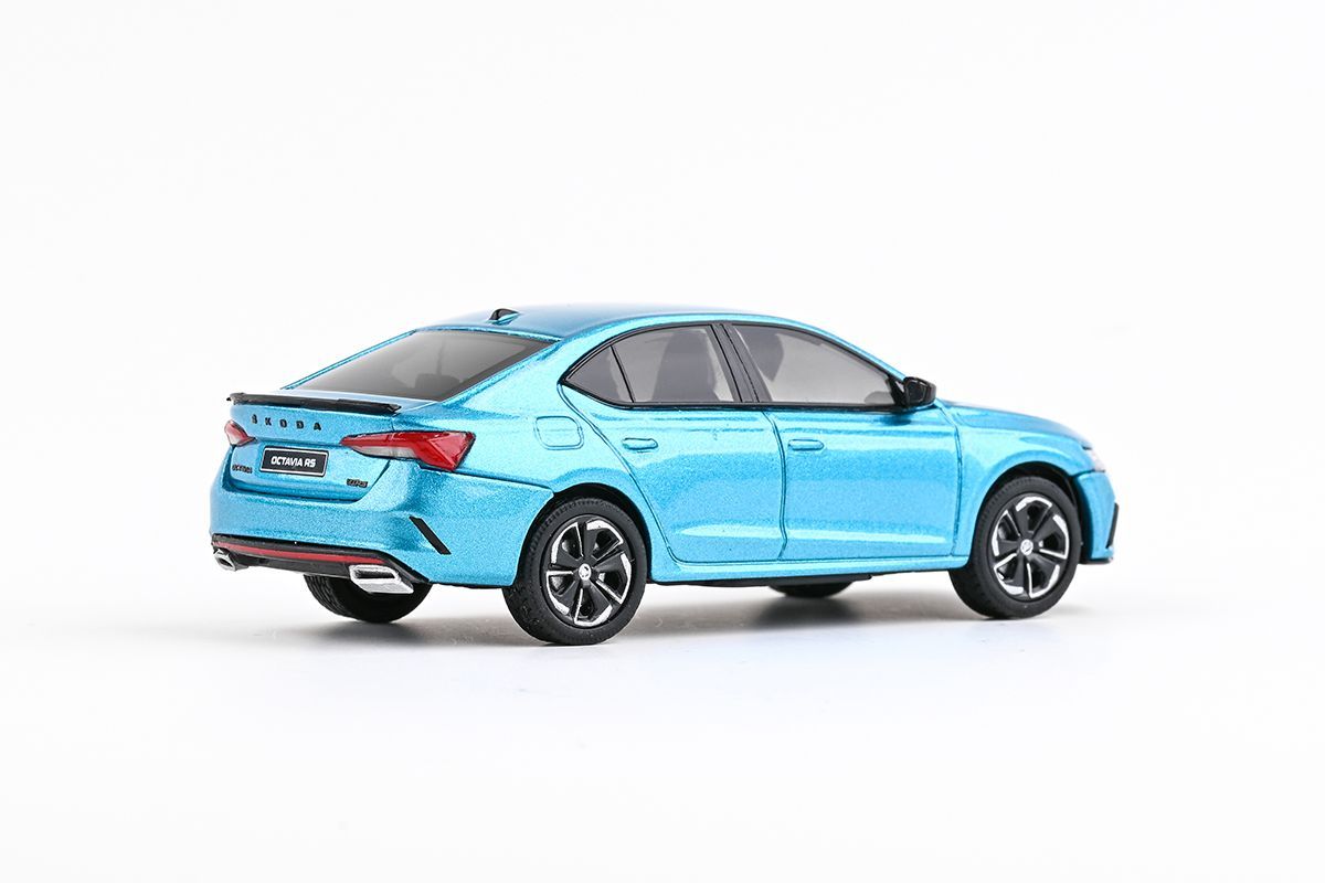 Škoda Octavia IV RS 2020 modrá sea metalíza 1:43 Abrex