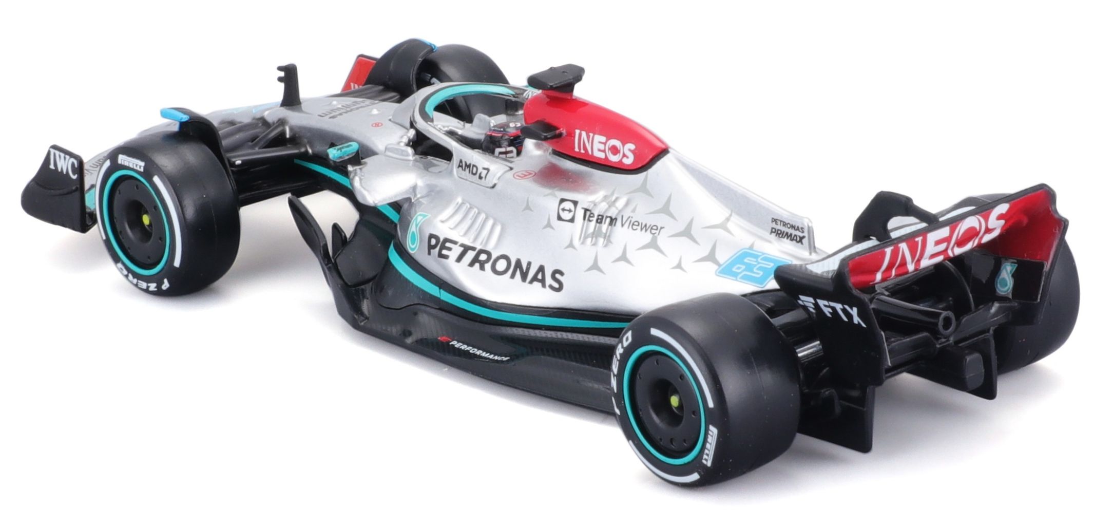 Mercedes AMG W13E Performance #63 G.Russell F1 2022 1:43 Bburago