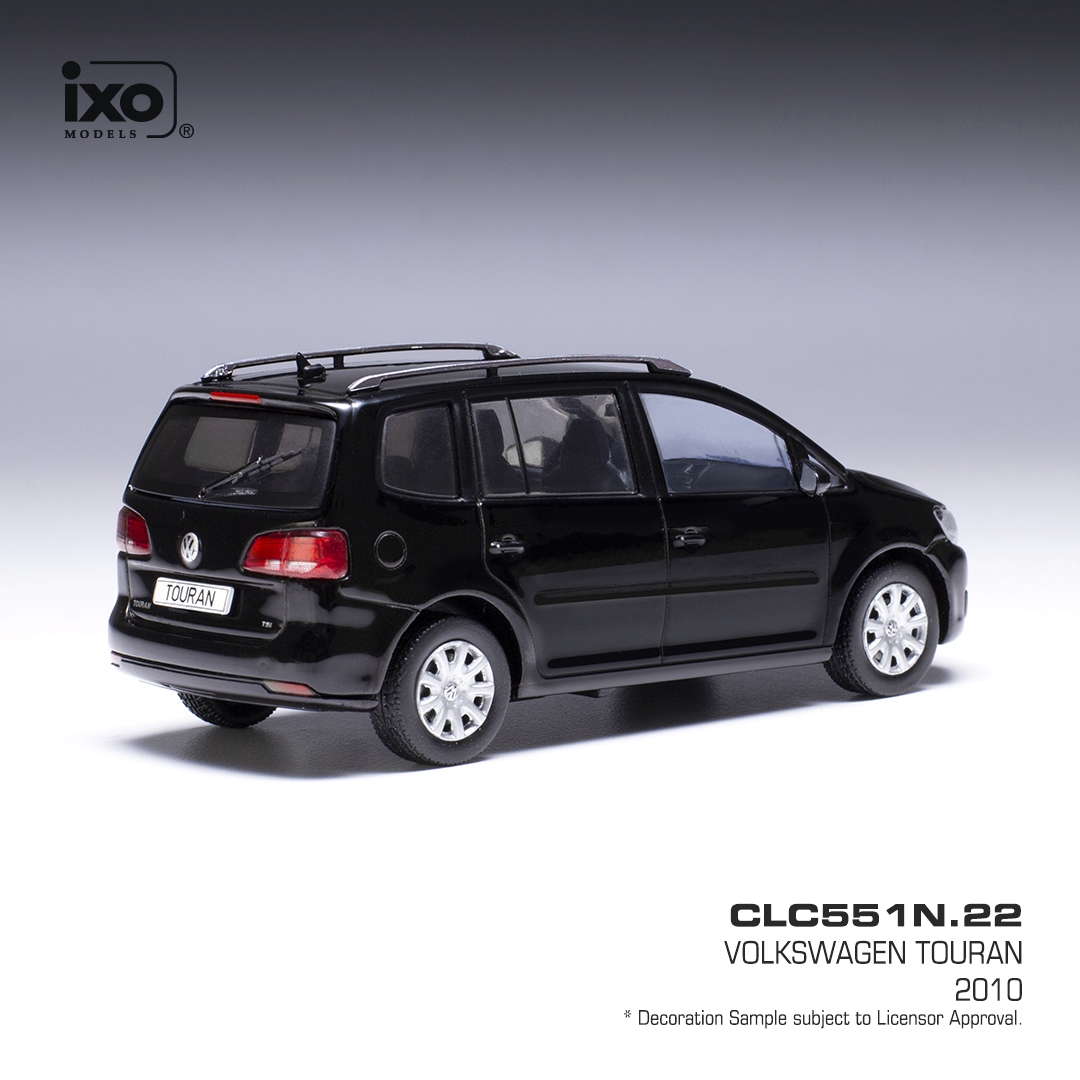 Volkswagen Touran 2010 black 1:43 Ixo Models