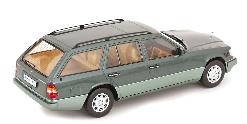 Mercedes-Benz E-Class T Model 1995 green/beige interior 1:18 Triple9 Collection
