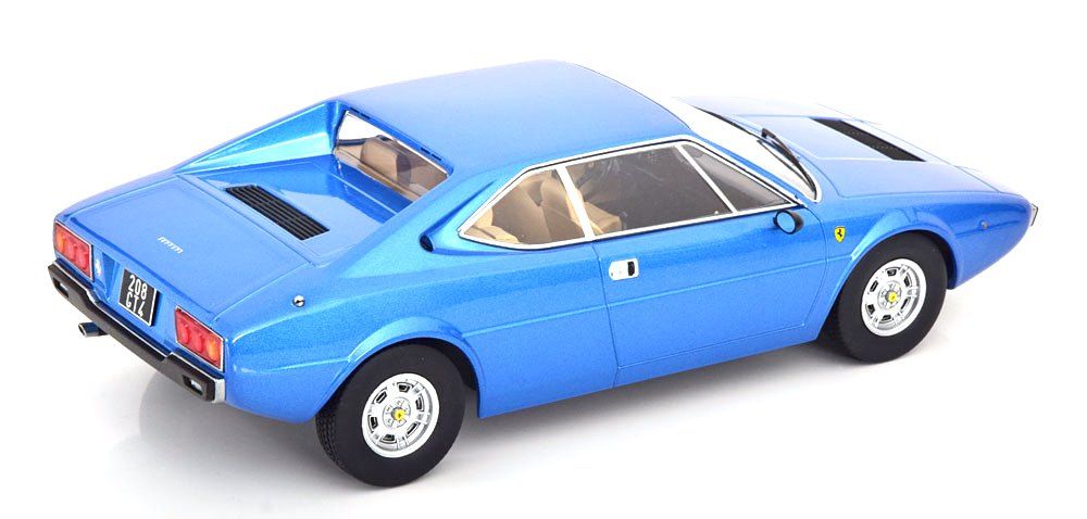 Ferrari 208 GT4 1975 light blue metallic 1:18 KK Scale