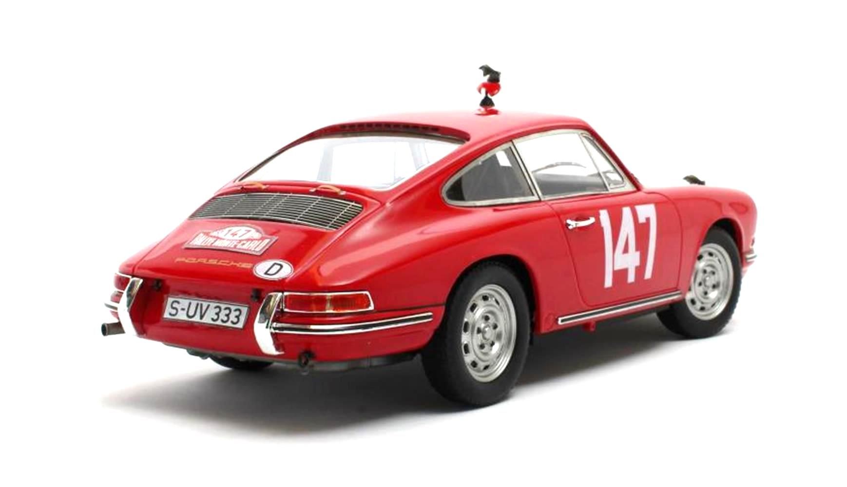 Porsche 911S Coupe #147 Linge/Falk Winner Class Rally Monte Carlo 1965 1:18 Matrix Scale Models