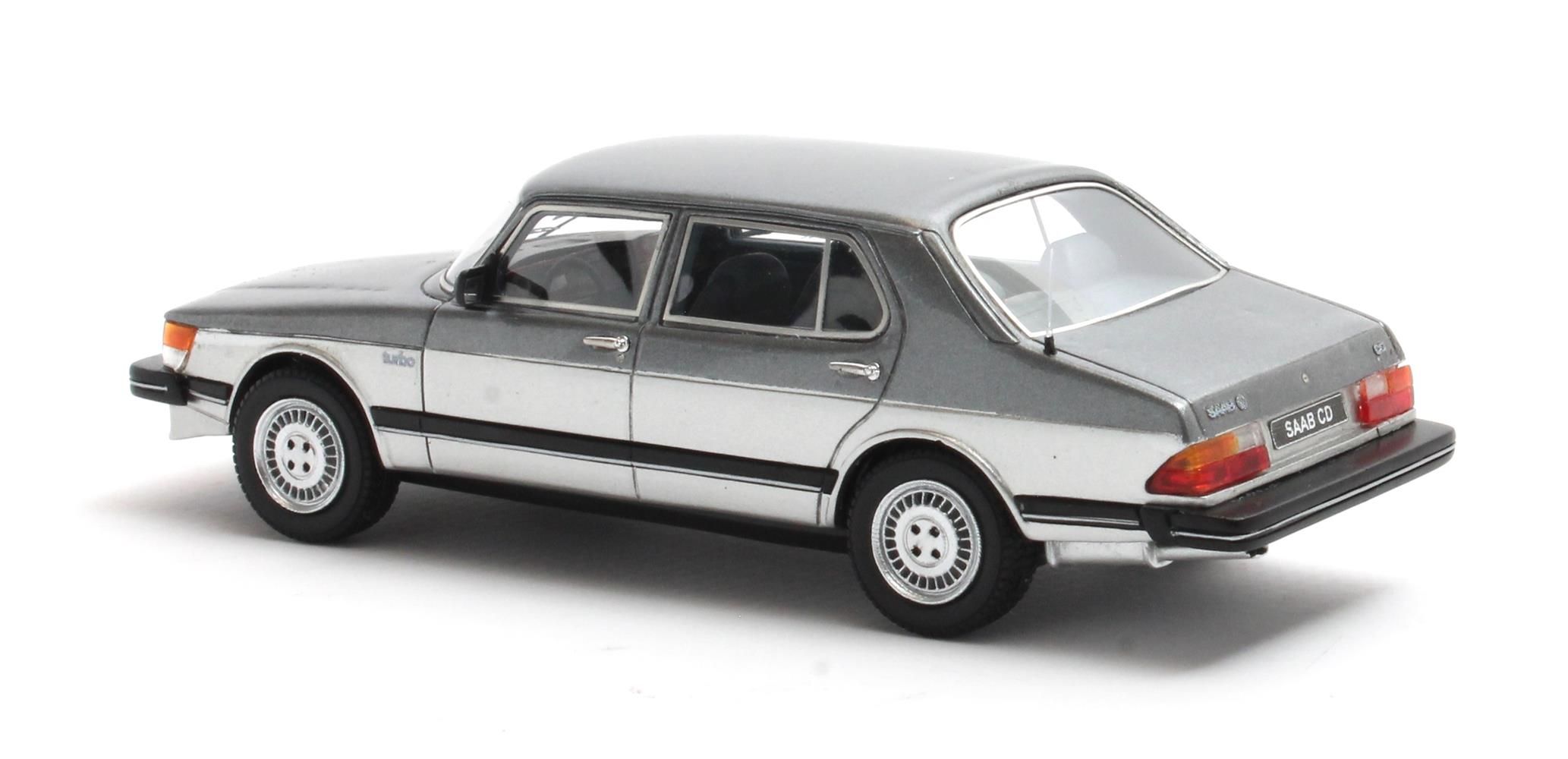 Saab 900 CD Turbo 1986 grey metallic 1:43 Matrix Scale Models