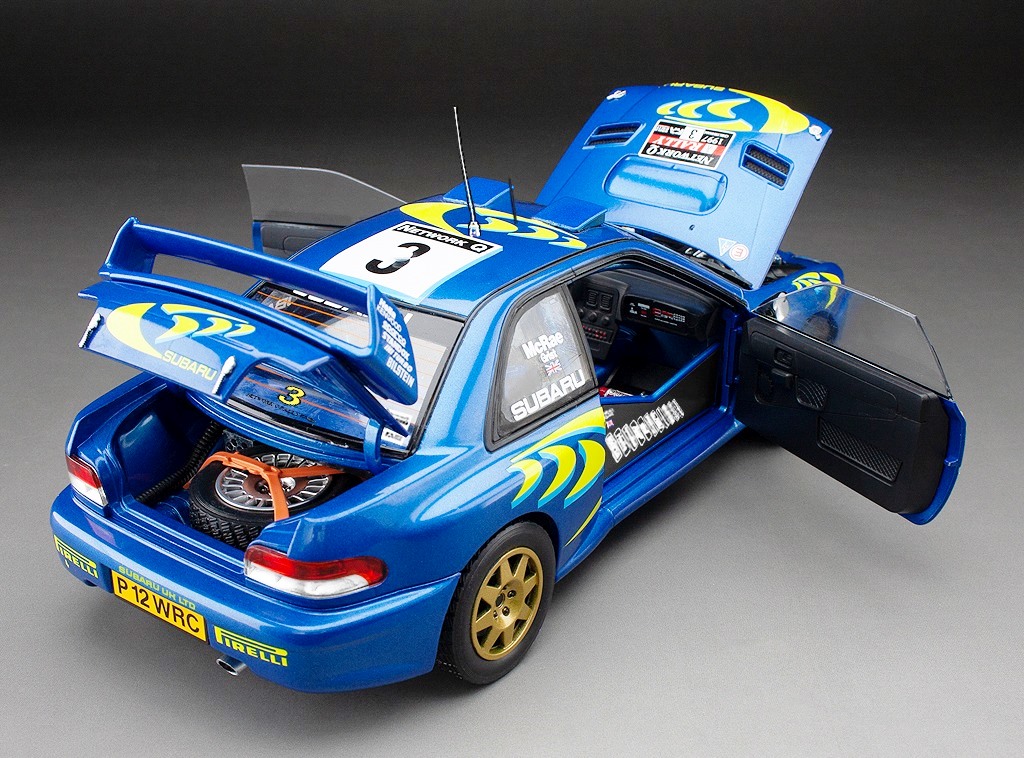 Subaru Impreza S5 WRC #3 McRae/Grist Winner Rally RAC Lombard 1997 1:18 Sun Star