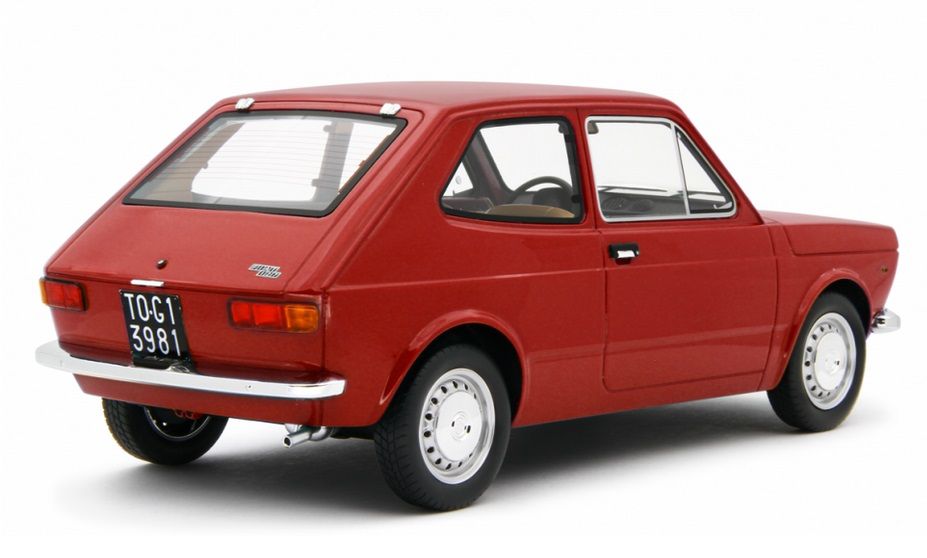 Fiat 127 3P 1972 red 1:18 Laudoracing Model 