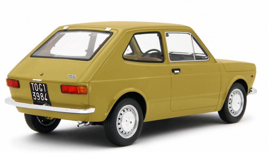 Fiat 127 3P 1972 yellow 1:18 Laudoracing Model 