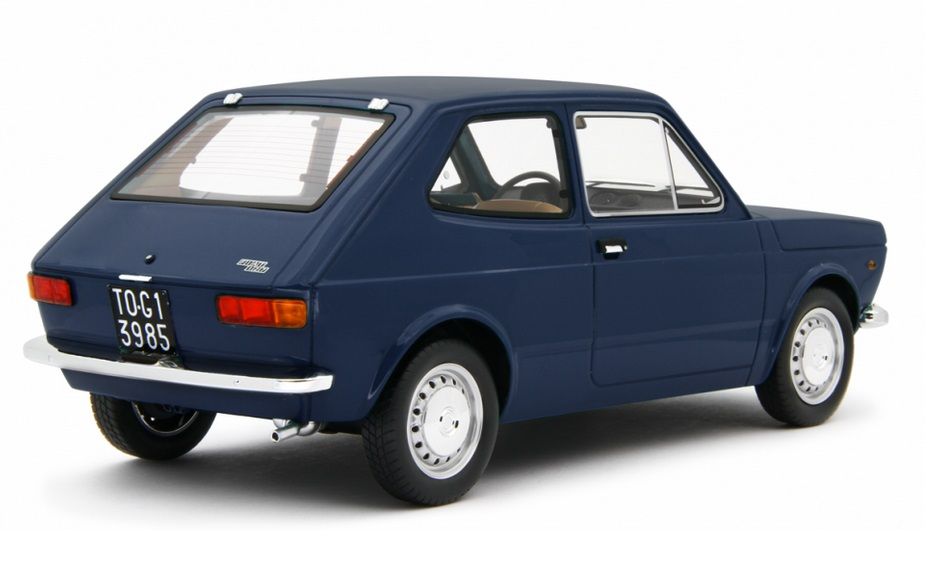 Fiat 127 3P 1972 dark blue 1:18 Laudoracing Model 