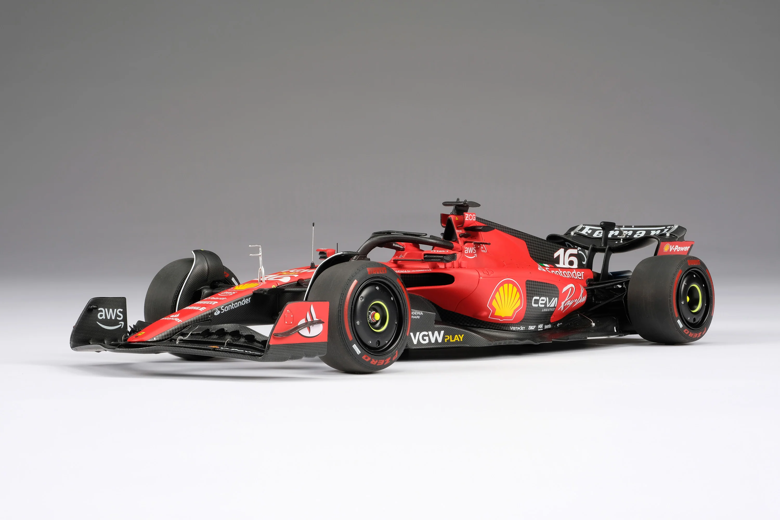 Ferrari F1 SF 23 #16 Charles Leclerc Season 2023 1:18 Amalgam