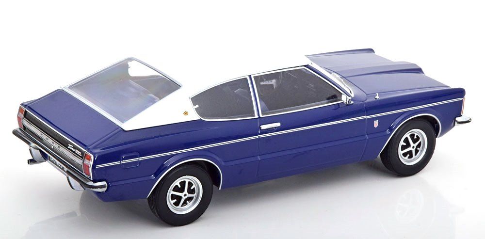 Ford England Taunus GLX Coupe 1971 blue/white 1:18 KK Scale