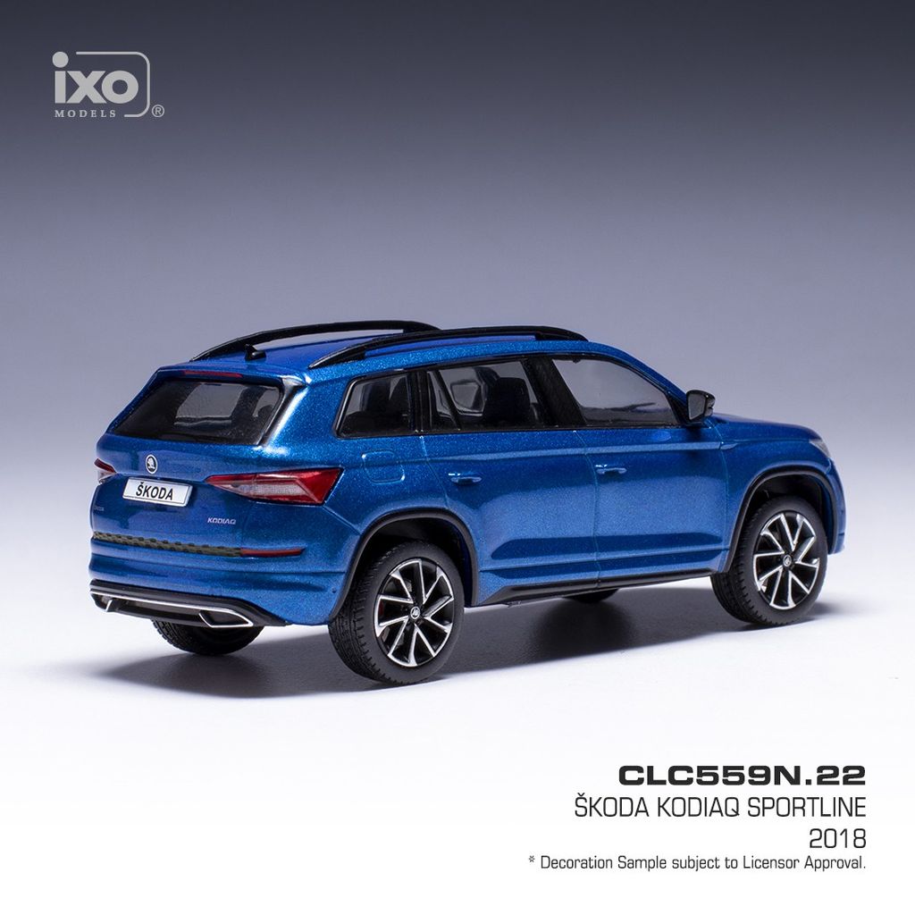 Škoda Kodiaq Sportline 2018 blue 1:43 Ixo Models