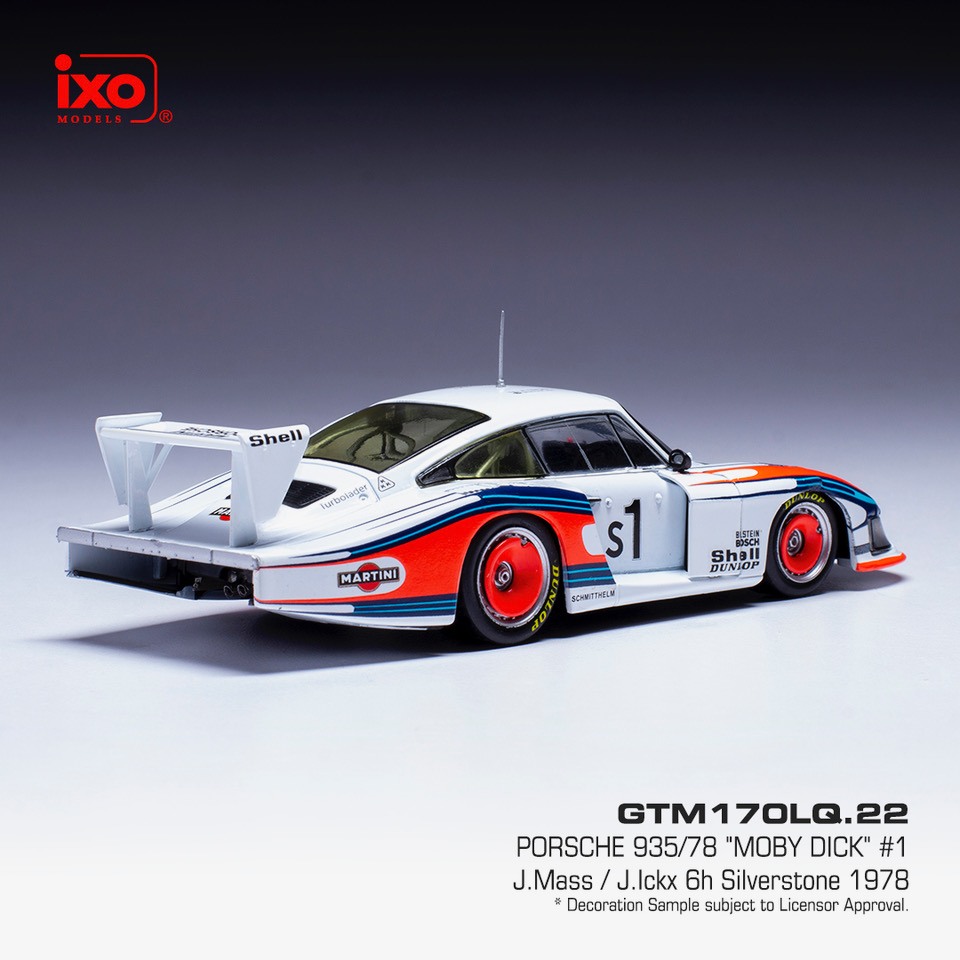 Porsche 935/78 Moby Dick #1 Mass/Ickx 6H Silverstone 1978 1:43 Ixo Models