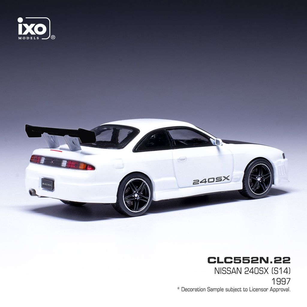 Nissan 240 SX 1997 white 1:43 Ixo Models