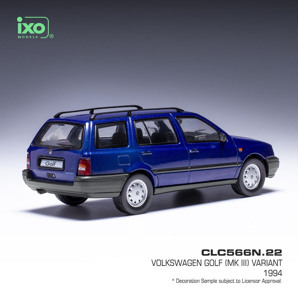 Volkswagen Golf III Variant 1994 blue metallic 1:43 Ixo Models