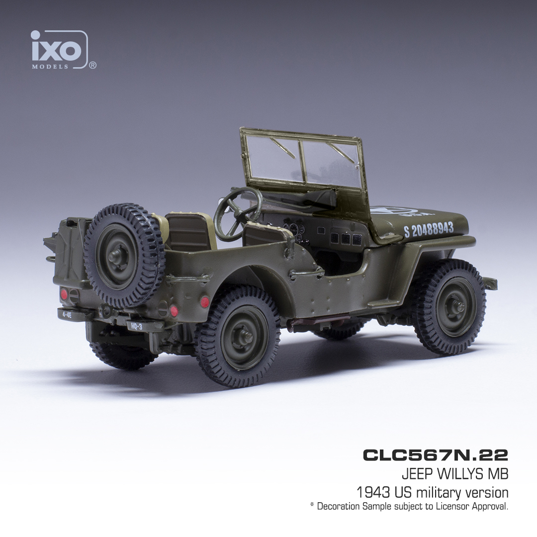 Jeep Willys MB 1943 olive green 1:43 Ixo Models