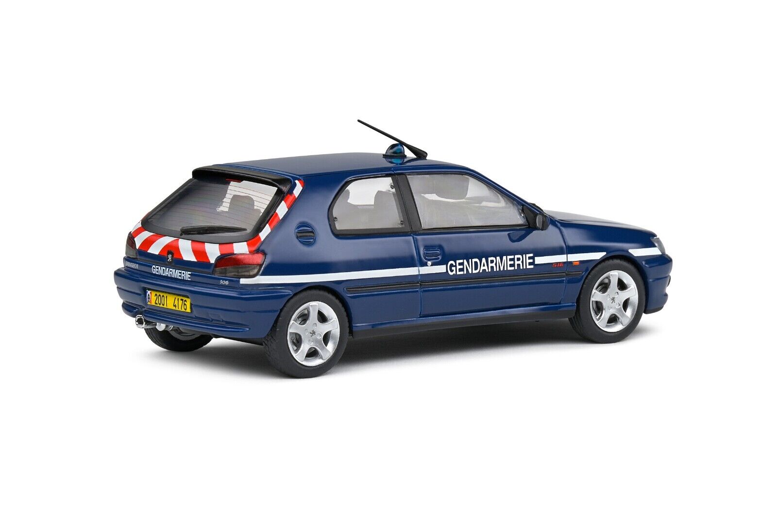 Peugeot 306 S16 Gendarmerie 1998 blue 1:43 Solido