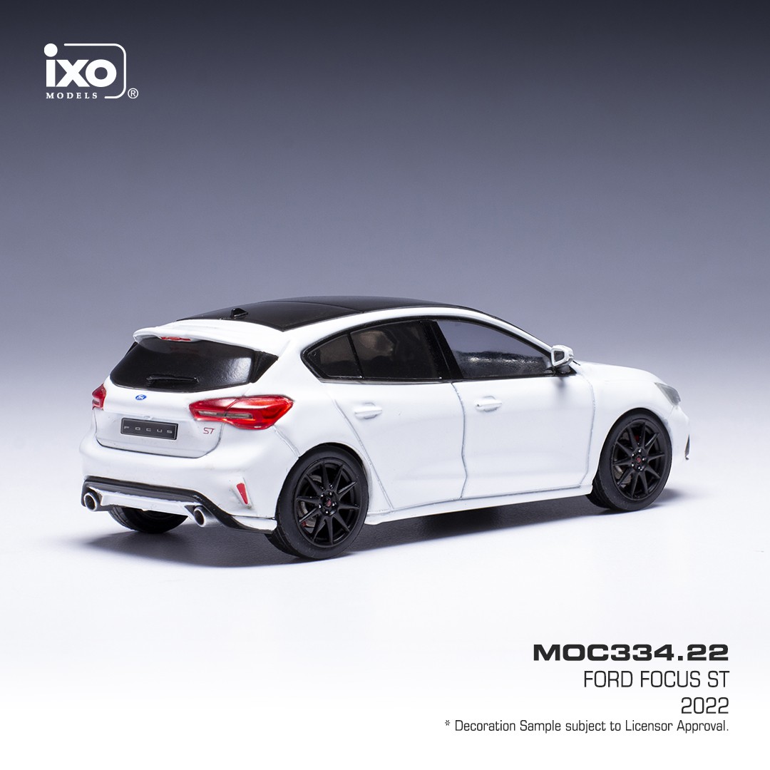 Ford Focus ST 2022 white 1:43 Ixo Models