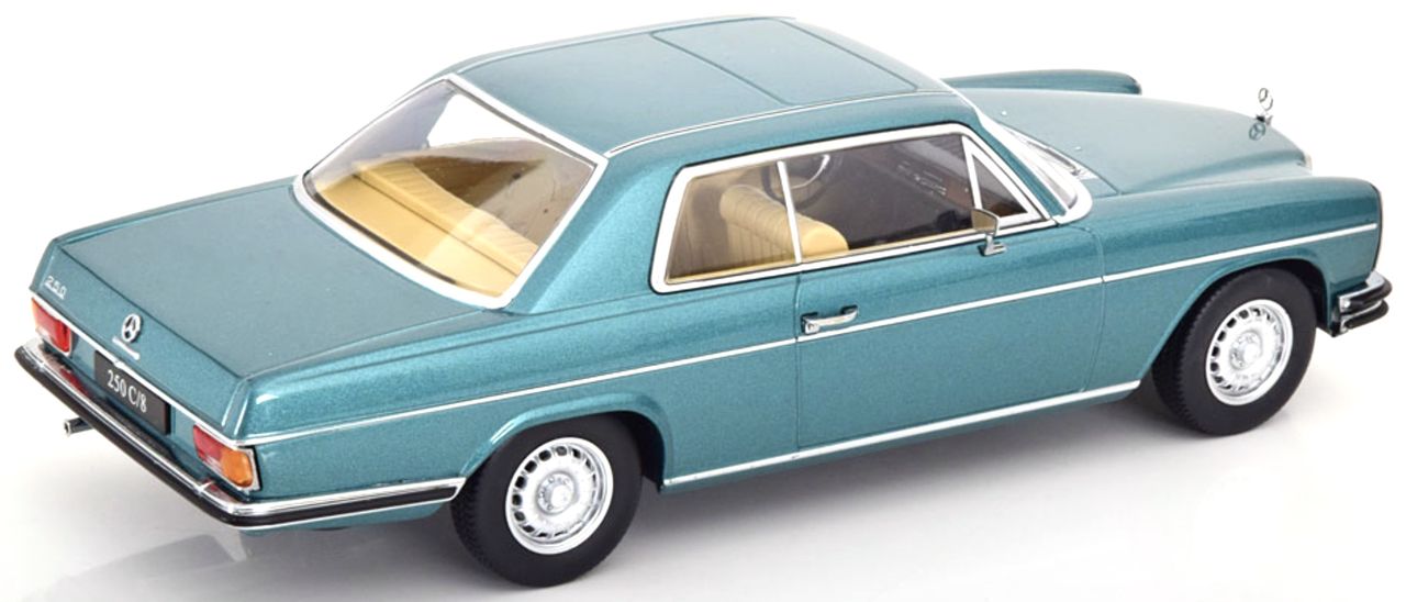 Mercedes-Benz 280C/8 W114 Coupe 1969 green metallic 1:18 KK Scale