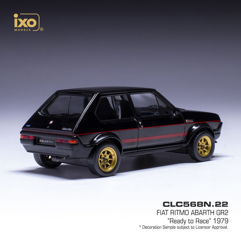 Fiat Ritmo Abarth Gr.2 Ready to Race 1979 black 1:43 Ixo Models