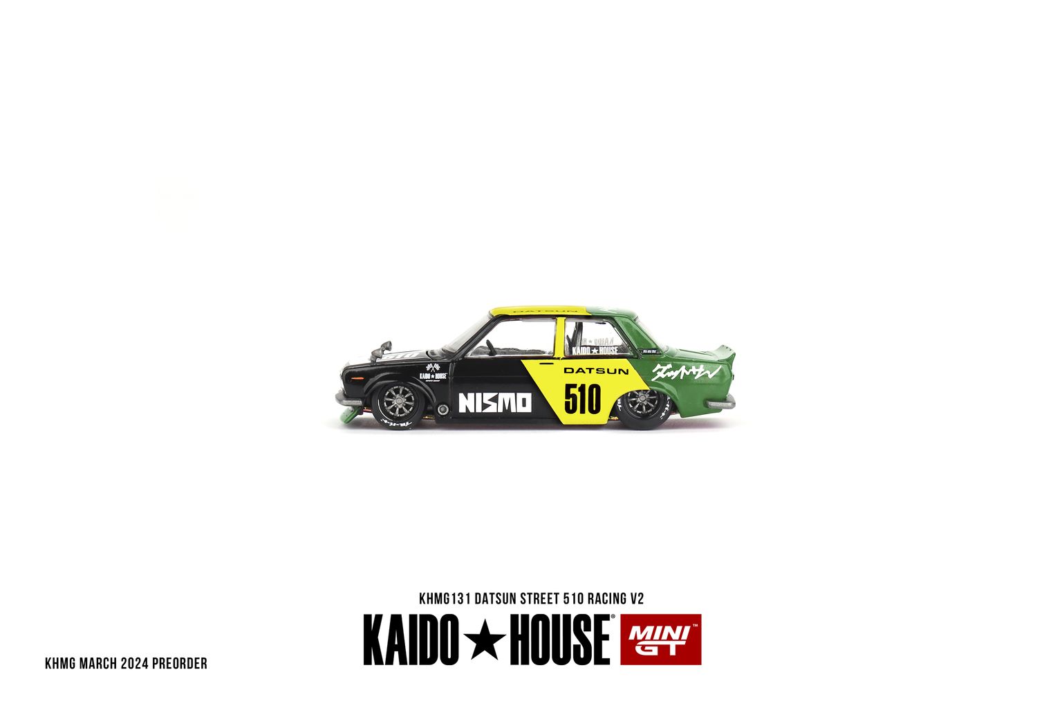 Datsun Street 510 Racing V2 1:64 Mini GT